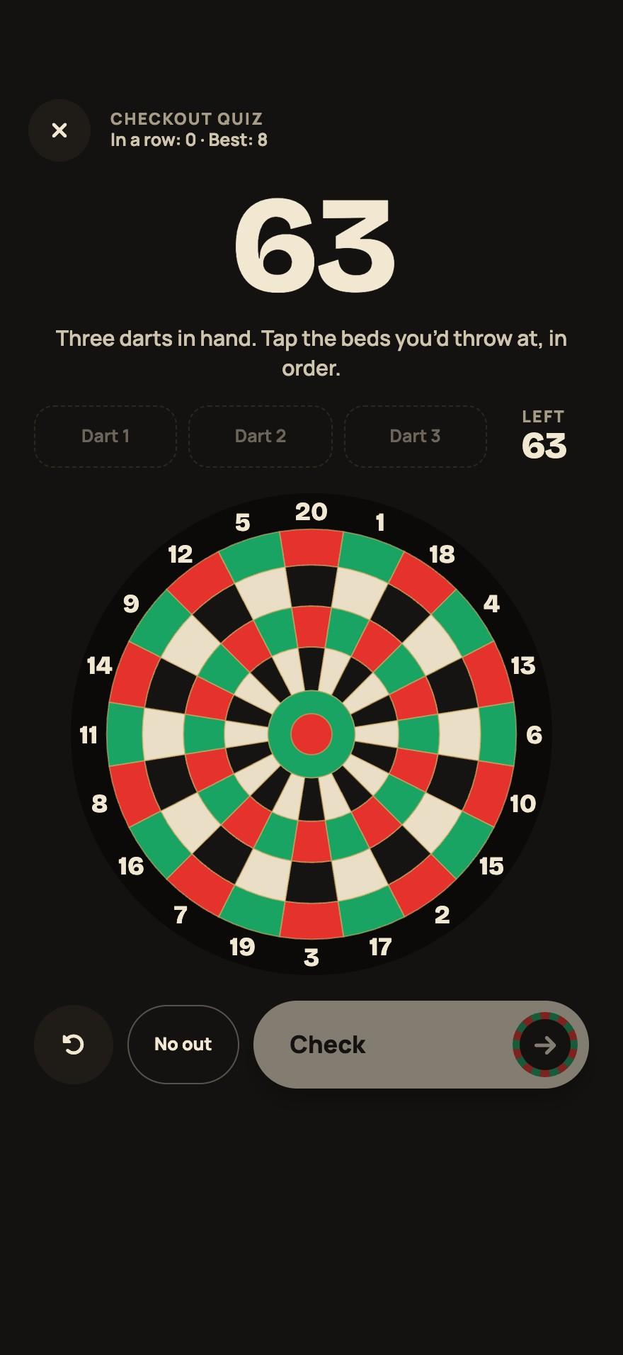 Checkout quiz